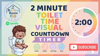 2 Minute Toilet Time Visual Countdown Timer | Autism-Friendly