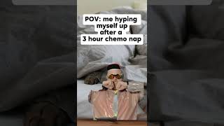 Rest is such an important part of chemotherapy! 🏆