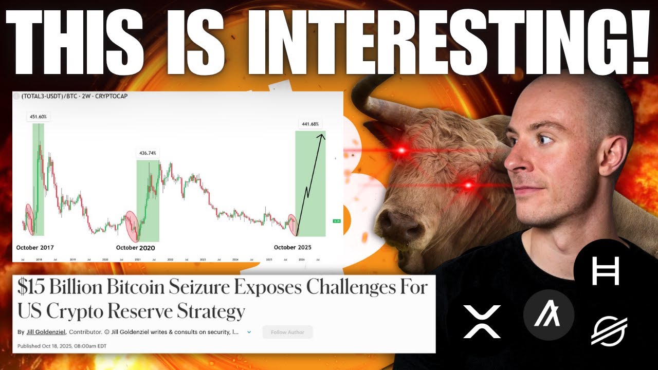 This Happens Just Before Every Major Altseason.....!!!! Still *BULLISH* !!  $15 Billion US BTC Heist