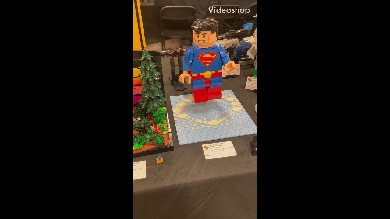 LEGO Superman MOC at VA BrickFair 2025