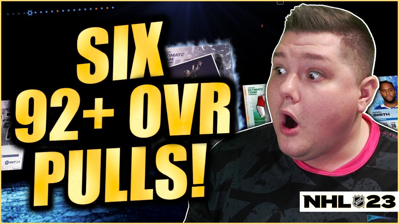 *SIX 92+ PULLS!* HUGE NHL 23 PACK OPENING