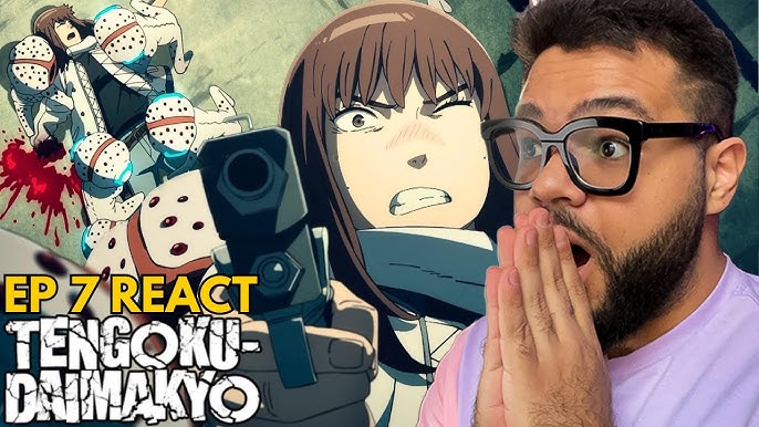 ANIME INSANO! TENGOKU DAIMAKYOU Episódio 1 REACT (Heavenly Delusion) 