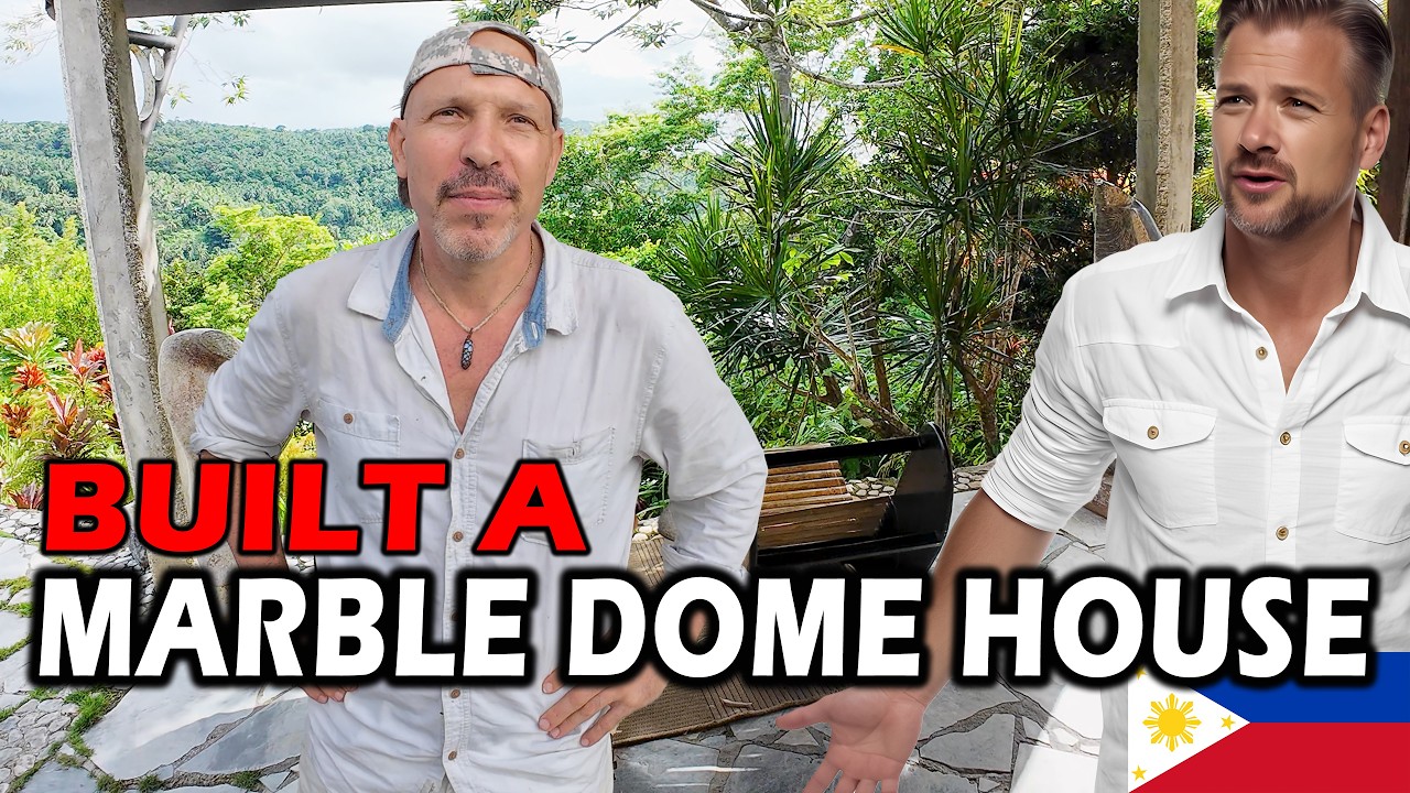 USA Expat Built Custom Dome Home By Hand!  Philippines