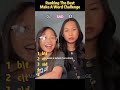 Ranking The Funniest Make A Word Challenge Moments#shorts #wordchallenge#couplechallenge #funny