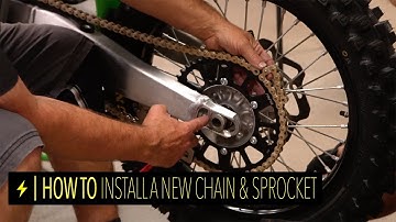 How To Install A New Sprocket & Chain! | Dennis Kirk Tech Tip