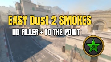 Easy Dust 2 Smokes (No Filler - To The Point) CS2