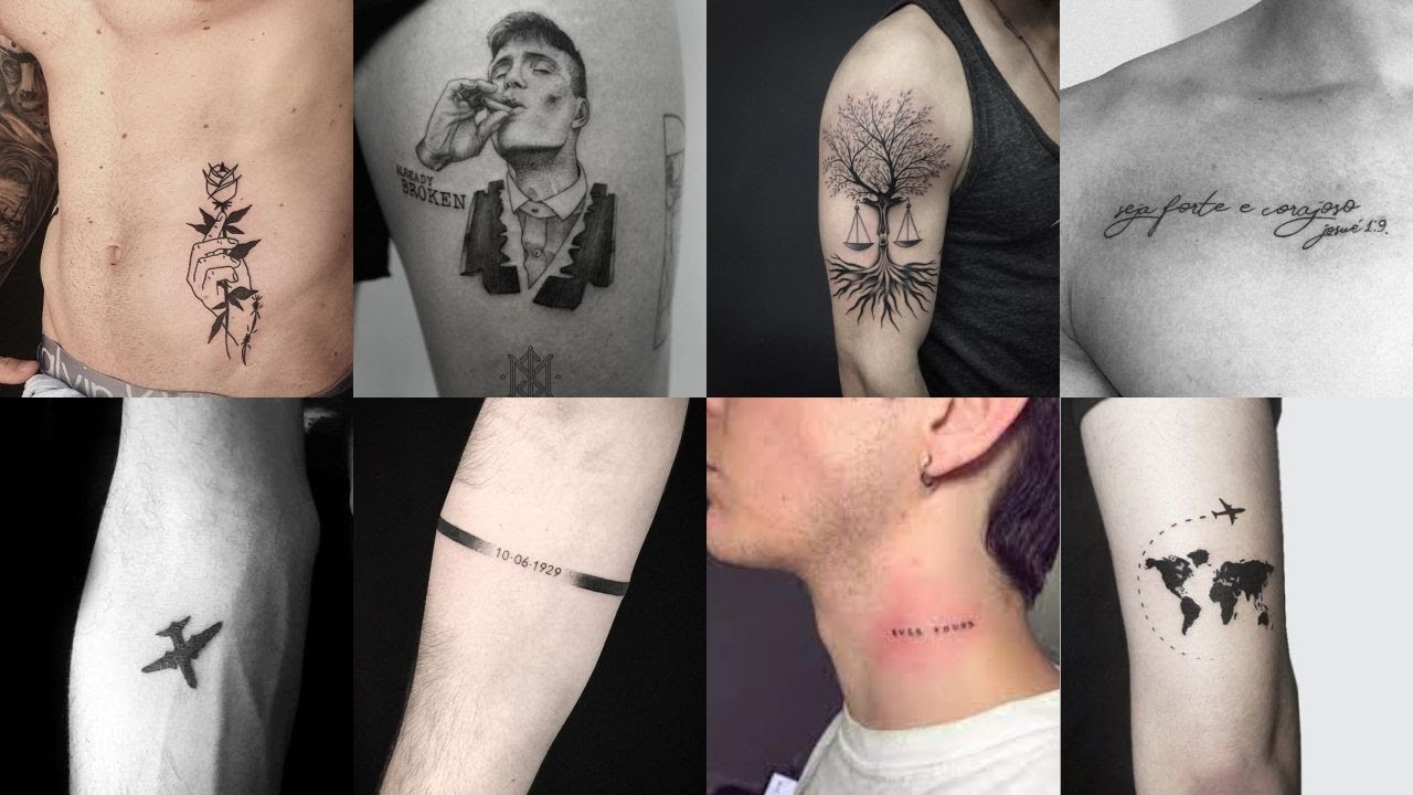 Tatuagens pequenas para homens para se inspirar - Parte 12 - YouTube