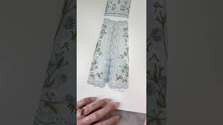 Hand-painting my dream wardrobe! #springdiaries #springstyle #whimsical #fashionillustration