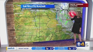 A warming trend is getting underway