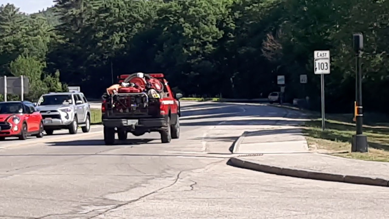 Bradford New Hampshire Fire Department Forestry 1 Responding YouTube