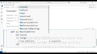Python Program to Map Lowercase Letters to Uppercase | Program | Python for Beginner