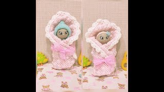 Игрушка амигуруми. Пупсик (малыш) крючком (Сrochet baby).