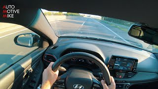 Hyundai i30 N Fastback POV Autobahn Run