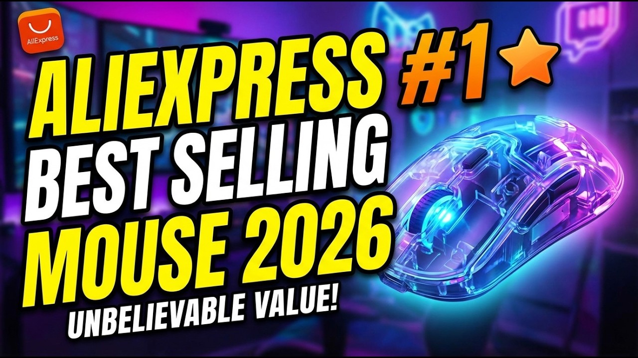 AliExpress 1 Best Selling Mouse 2026 Wireless Gaming 8000 DPI YouTube 