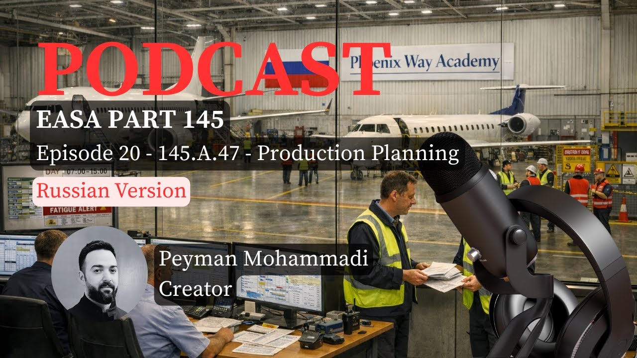 EASA Part 145   Episode 20   145 A 475 Production Planning Russian Version
