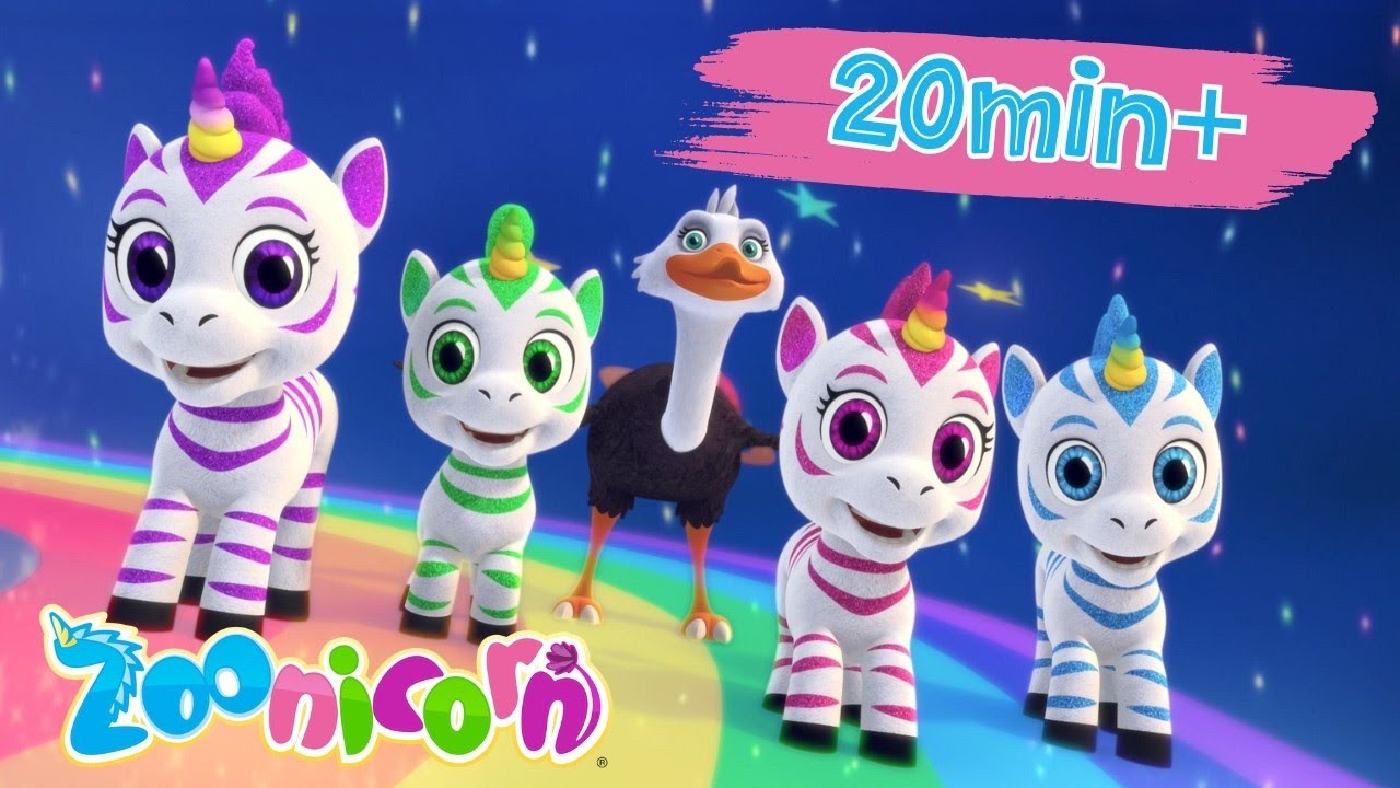 The Zoonicorns Favourite Songs! 🎶💖 20-Min Compilation | Zoonicorn | Cartoon for Kids