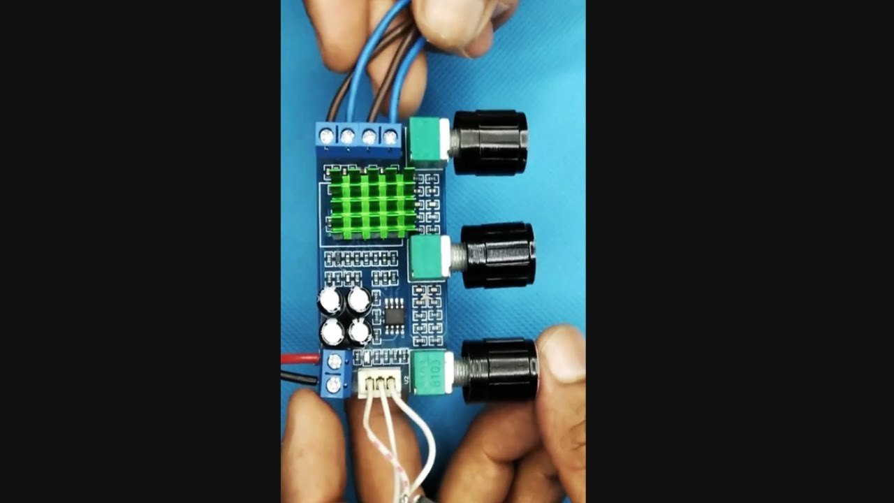 Bass amplifier  TPA3116d2 160w  bass sounds test 