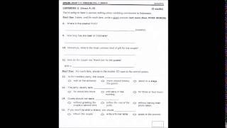 Listening Examination for grade 11 - sem2 - 1st session - 2013-2014