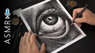 Drawing Realistic Eye | Satisfying Time-lapse by Art By Ali Haider 7,063 views 1 month ago 1 minute, 23 seconds