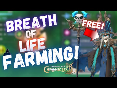 SURPRISE CHALLENGE! WHERE TO FARM BREATH OF LIFE! Summoners War Chronicles