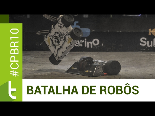 BATALHA DE ROBÔS! * ringue de luta * 