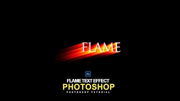 Photoshop Text Flame Effect Tutorial | Adobe Photoshop Tricks 2025