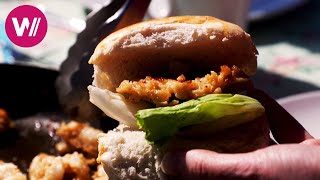 Guernsey - Delicious seafood burgers made from sea snails | At our Neighbour's Table