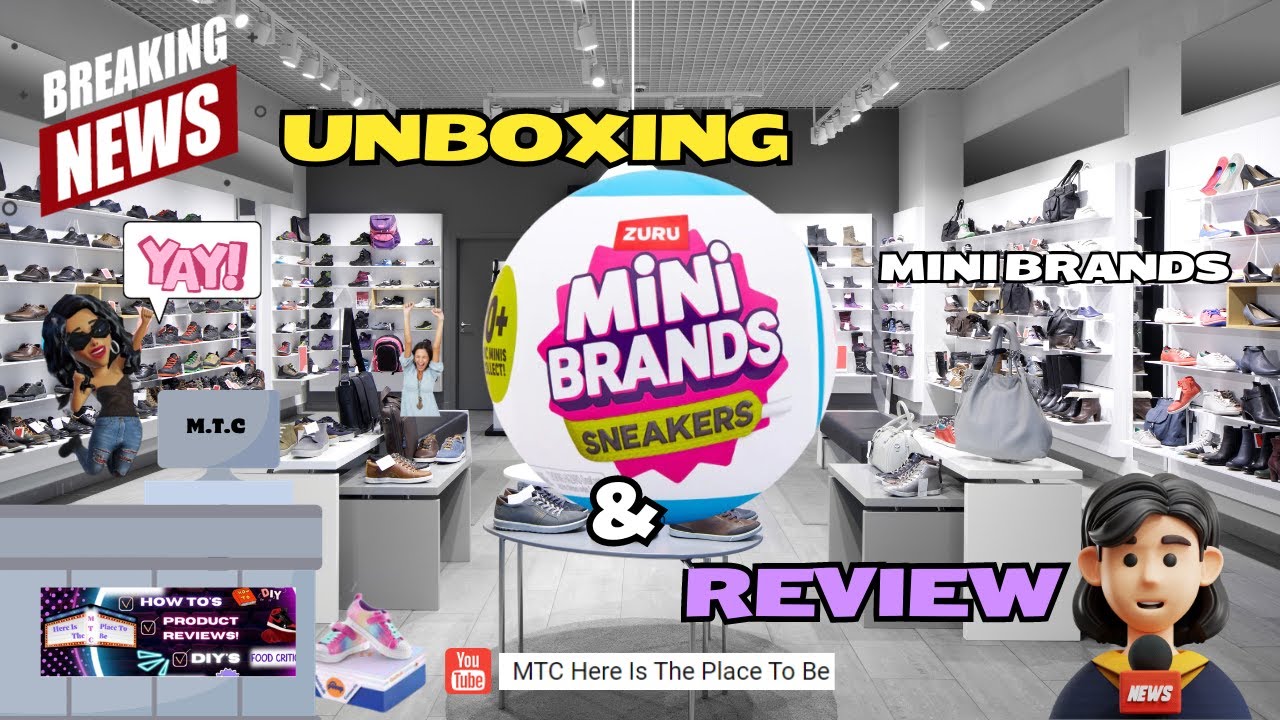 AD] ✨️👟 Unboxing the New Zuru Mini Brands Sneakers ✨️with