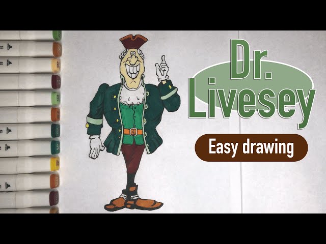 How to Draw Dr. Livesey Walking  dr Livesey walking meme #howtodraw  #drliveseywalking 