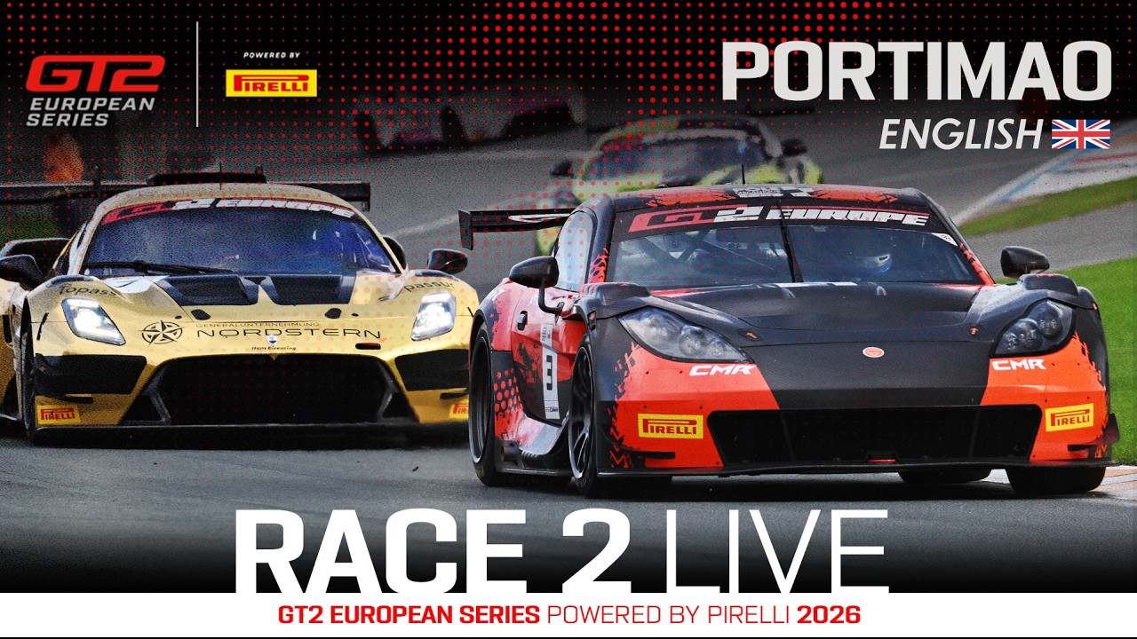 LIVE I Race 2 I Portimão I GT2 European Series pwd by Pirelli (English)