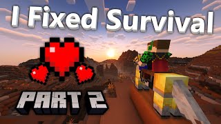 How I Fixed (some more of) Survival Minecraft