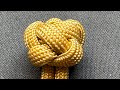 How to tie a kings crown diamond knot