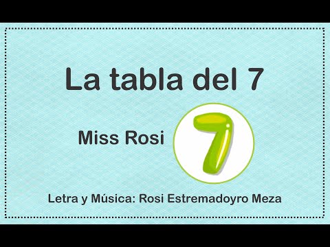 La tabla del