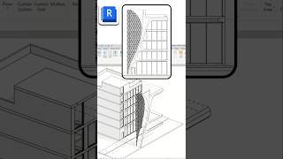 Organic Pattern Facade in Revit Tutorial #revit #bim #architecture
