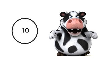 🐮 Moo Moo Time! 10 second timer happy music for kids