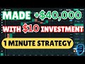 Made 40000 with 10 investment trading quotex best quotex 1 minute trading strategy 2024