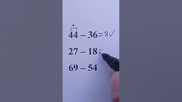 One Secret Trick to Subtract Numbers Fast! #maths #mathtrick #mathematics #mathstricks #education
