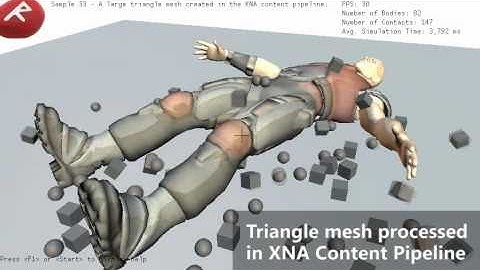 New Samples in DigitalRune Physics v1.1.1