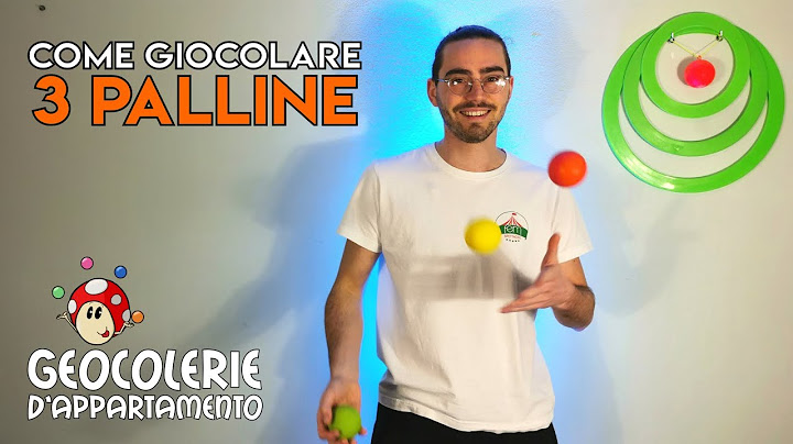 COME FARE il GIOCOLIERE con 3 PALLINE (in soli 3 minuti!) || Geocolerie d'appartamento