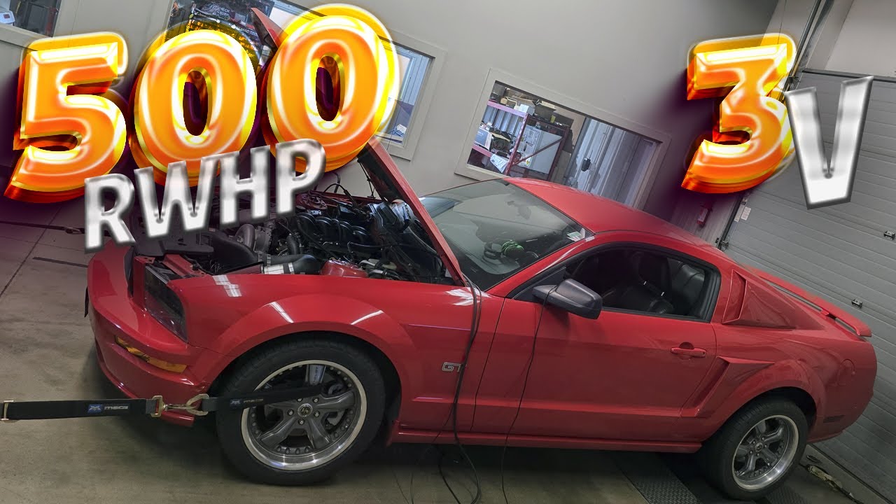2005 Mustang Auto (500 RWHP PAXTON SUPERCHARGER) Dyno w/ Detroit Rocker cams and more