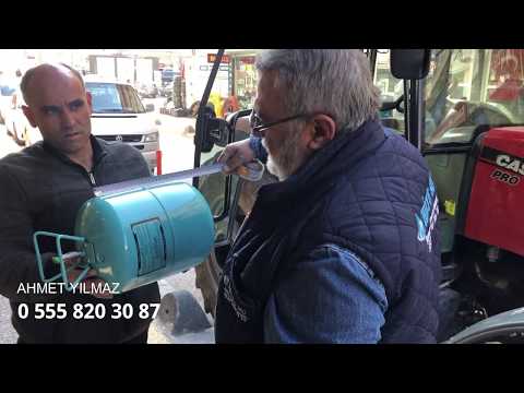 Traktöre Elektrikli Kompresör ve Tank Montajı