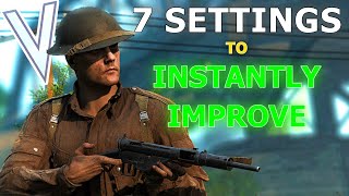 7 Settings EVERYBODY SHOULD USE on Battlefield 5 (Tips \& Tricks)