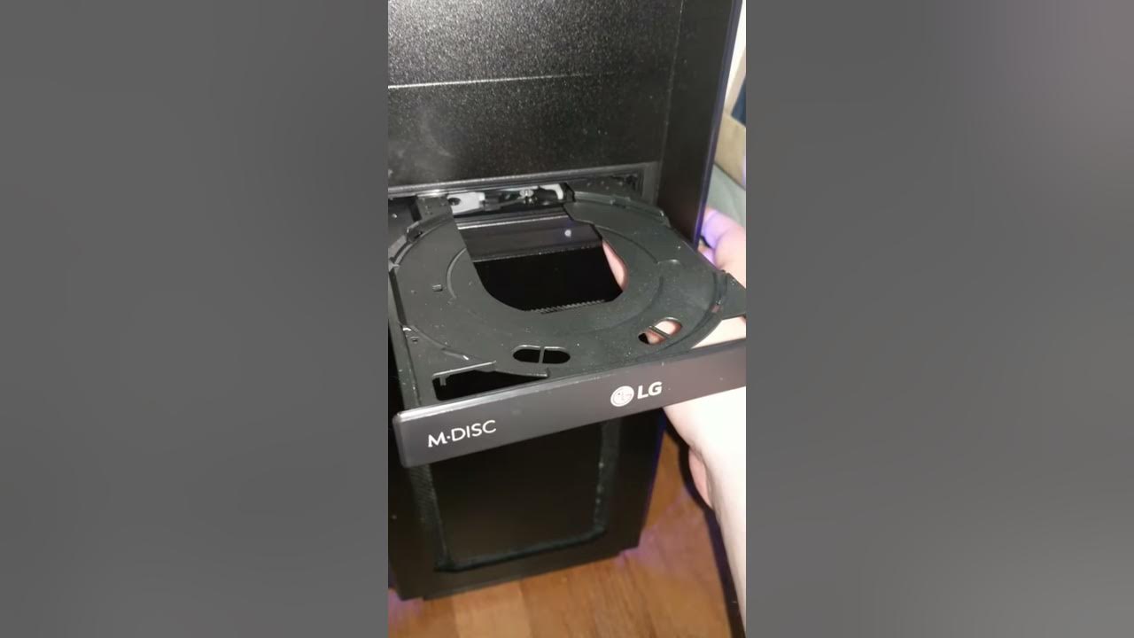 Stuck DVD drive won't close YouTube