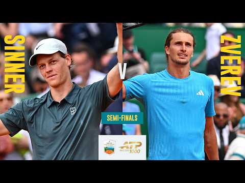 Video Alexander Zverev vs Jannik Sinner Semi-Finals Highlights ? | Rolex Monte-Carlo Masters 2026