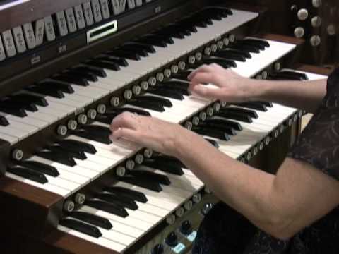 Diane Meredith Belcher plays Bach's Gigue Fugue on a Quimby Pipe Organ