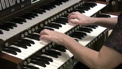 Diane Meredith Belcher plays Bach's Gigue Fugue on...