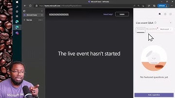 Q&A Moderation in Microsoft Teams Live Events