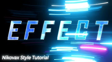 How to Create a  ⁨@Nikovaxx  -Style Text Effect