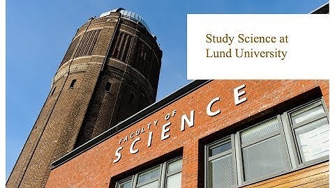 Study Science at Lund University