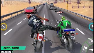 Highway Death Moto Bike Attack Race Game - Android Gameplay FHD screenshot 2